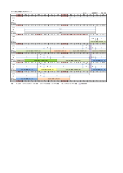2015年度第1期低速陽電子(SPF）スケジュール