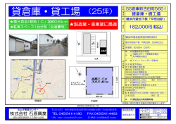貸倉庫・貸工場 （25坪）