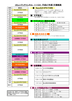 文字放送 私の未来カタログ 企画番組 吾輩はノーベルで