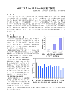 ポリエステルオリゴマー除去剤の開発（PDF:324KB）