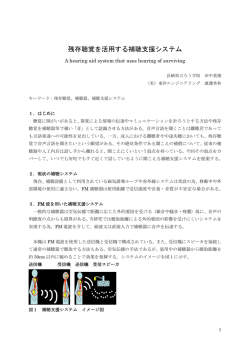 残存聴覚を活用する補聴支援システム - 補聴支援システムの磁気誘導