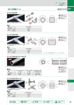 アルミパイプ構造材 GF NO.6 P75