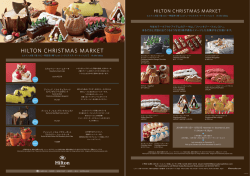 HILTON CHRISTMAS MARKET