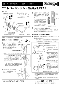 レバーハンドル（NAGASAWA）