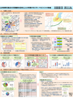 山科東野交差点の渋滞緩和を目的とした4年間のモビリティ・マネジメント