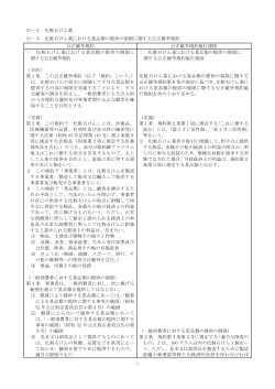 D－3 化粧石けん業 D－3 化粧石けん業における景品類の提供の制限