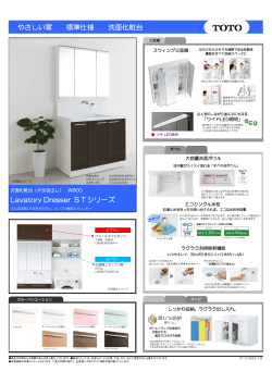 やさしい家 標準仕様 洗面化粧台 Lavatory Dresser STシリーズ