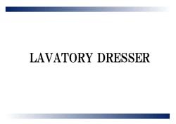 LAVATORY DRESSER