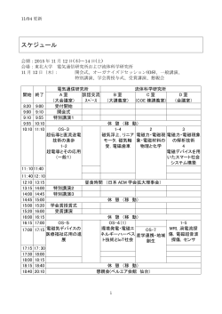 プログラム - 日本AEM学会