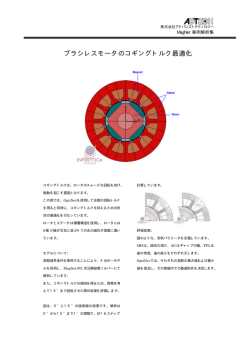 ブラシレスモータのコギングトルク最適化