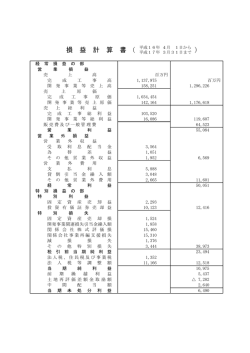 （ ） 損 益 計 算 書