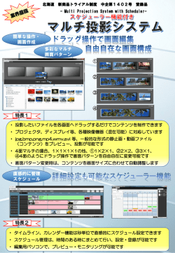 マルチディスプレイ デジタルサイネージ