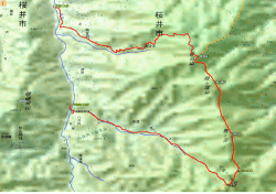 下居バス停 音羽山 経ヶ塚山 御破裂山 不動滝バス停 不動延命ノ滝