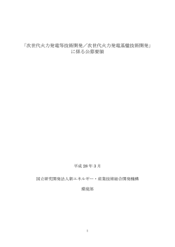 01 公募要領 - 新エネルギー・産業技術総合開発機構