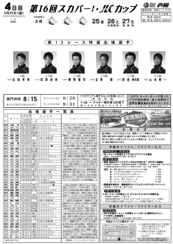 表面 - BOATRACE 芦屋