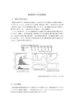 梅毒流行の注意喚起（ 306KB