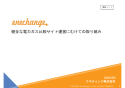 健全な電力ガス比較サイト運営にむけての取り組み