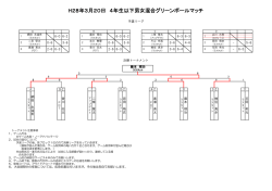 H28年3月20日 4年生以下男女混合グリーンボールマッチ