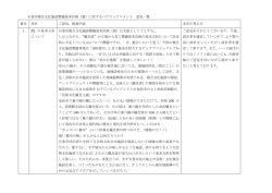複合文化施設整備基本計画(案)パブリックコメント意見一覧