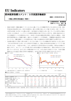 Economic Indicators 定例経済指標レポート