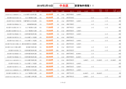 中央区新着物件リスト