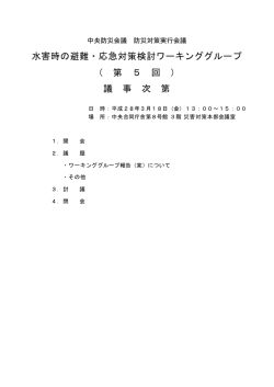 議事次第