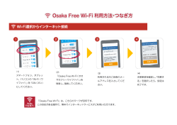 Osaka Free Wi-Fi利用方法・つなぎ方