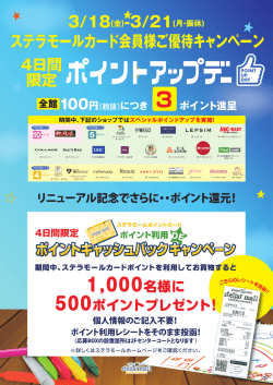 ポイントアップデー（PDF）