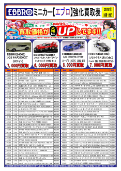 規格 縮尺 商品名 価格 規格 縮尺 商品名 価格 22001 1/20 ホワイト