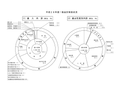 一般会計財政状況（円グラフ） [59KB pdfファイル]