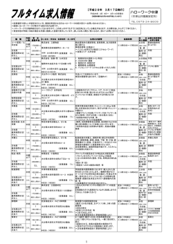 一覧表フルタイム3月17日発行[PDF：333KB]