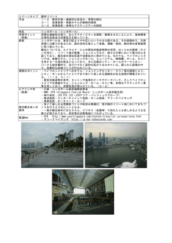 リゾートタイプ 都市リゾート 手法 1－2 都市計画－連続的な街並み・界隈