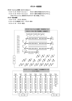 ポスター配置図