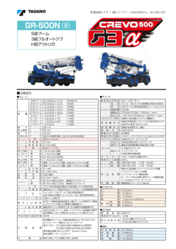 TADANO タダノ 50tラフター CREVO500G3&alpha; GR