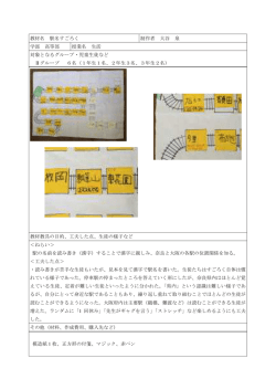 教材名 駅名すごろく 制作者 大谷 泉 学部 高等部 授業名 生活 対象と