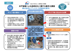 ボリビア国井戸診断による長寿命化に関する案件化調査ボリビア国井戸