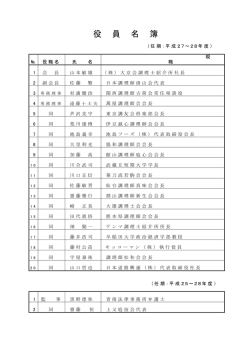 役員名簿