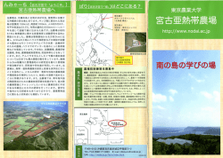 宮古亜熱帯農場へ