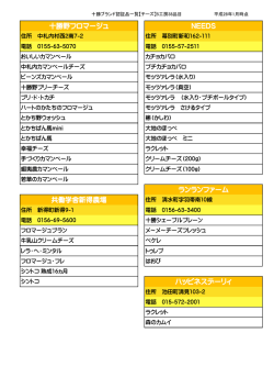 十勝野フロマージュ NEEDS ランランファーム 共働学舎新得農場
