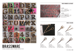 BRASS ""MBERS & ALPHABET