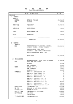 財産目録