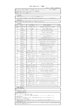 英語表現Ⅰ