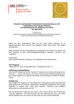 Gottesdienstmodell