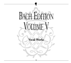 bachedition volumev