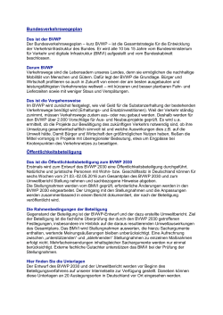 Infopapier BVWP 2030 - Landesportal Schleswig Holstein