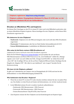 Drucken an &ouml;ffentlichen PCs und kopieren