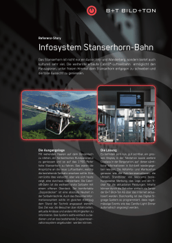 Stanserhorn Infosystem