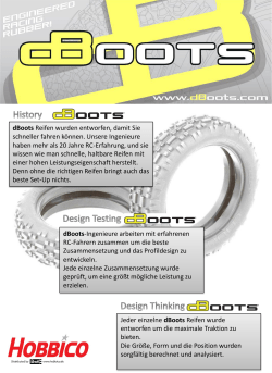 dBoots Reifen wurden entworfen, damit Sie schneller fahren können