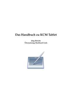 Das Handbuch zu KCM Tablet