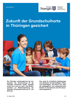 Handout - Freistaat Th&uuml;ringen